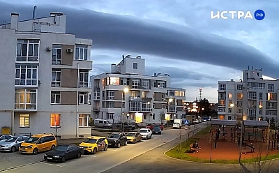 Камеры компании Istranet запечатлели предгрозовые облака